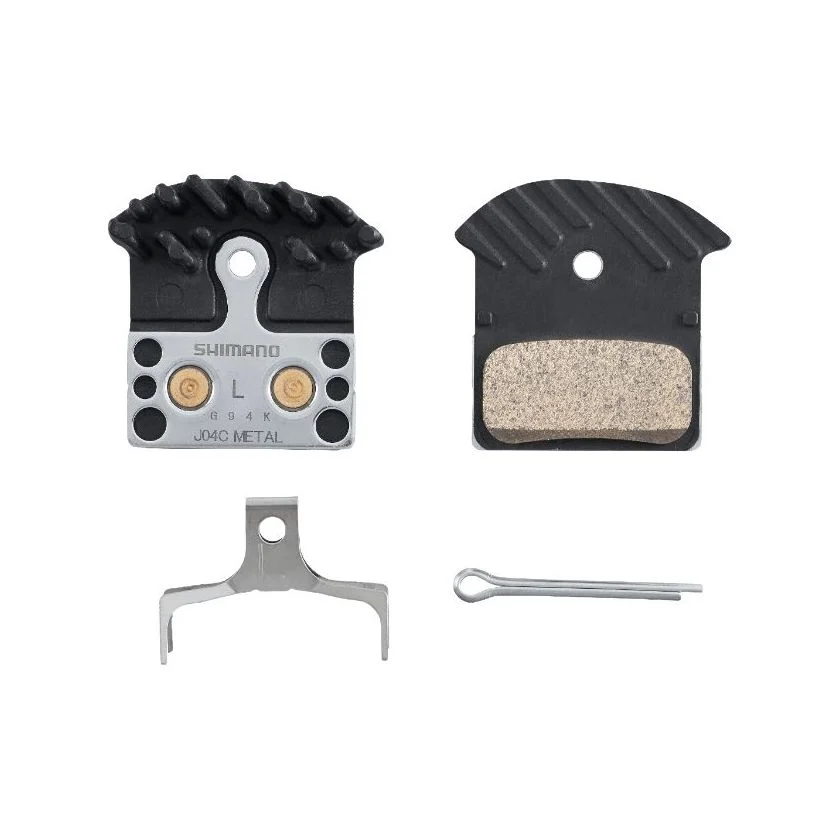 SHIMANO DISC BRAKE PADS - J04C - METAL FINNED BR-M9100
